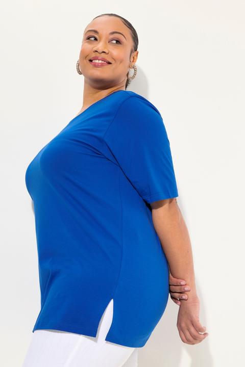 Produktbild Ulla Popken T-Shirt, Rundhalsausschnitt, Relaxed, Halbarm (68)