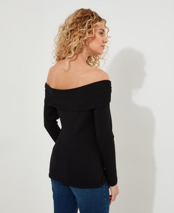 Actual product image Joe Browns Classic Slim Fit Bardot Top (46)