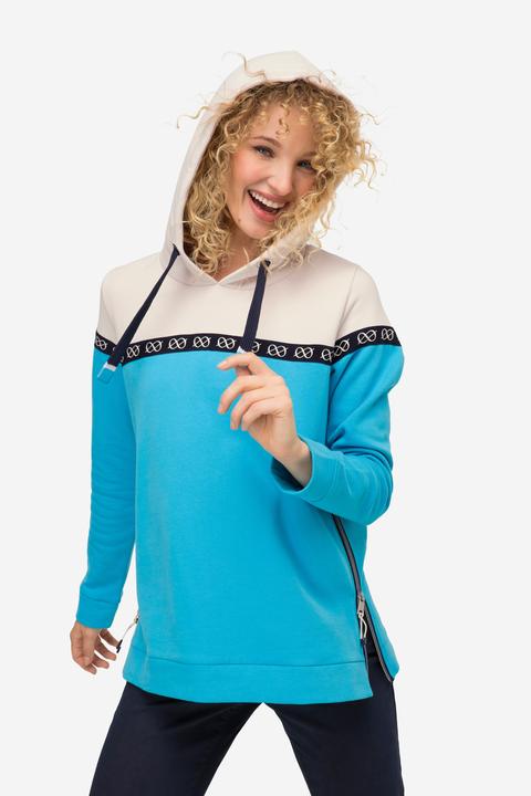 Actual product image Laurasøn Two Tone Ribbon Trim Hoodie (M)