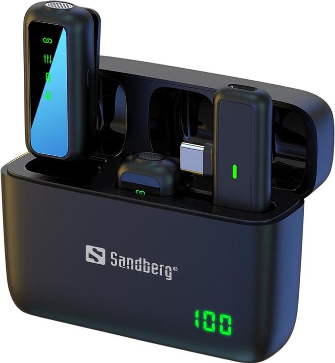Produktbild Sandberg Streamer USB-C Wireless Mic x2
