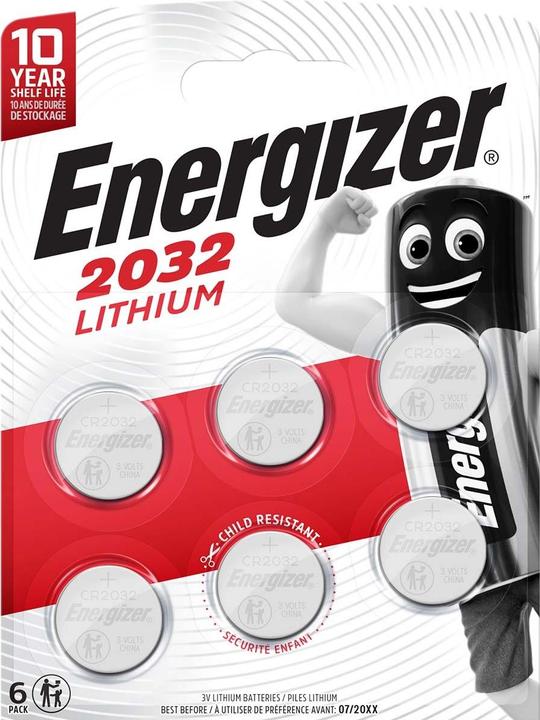 Image du produit Energizer CR2032 (6 pcs, CR2032, 235 mAh)