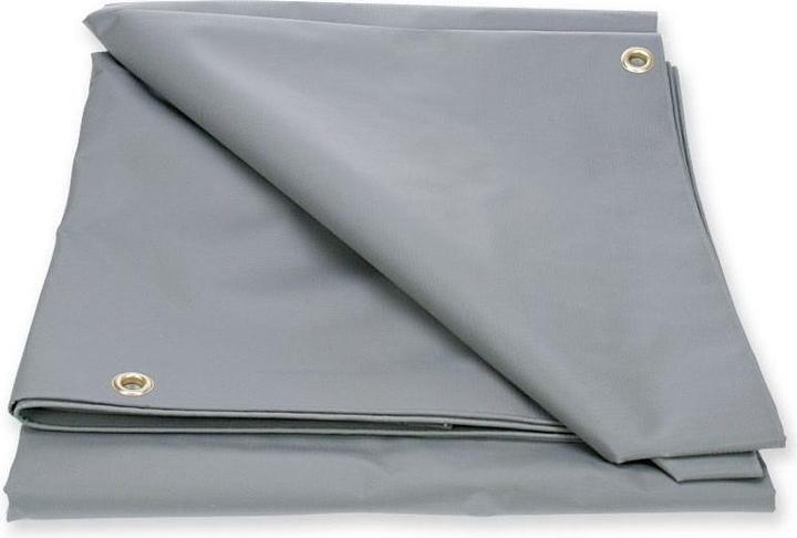 Keller Fahnen Allzweckblachen 8x10 m PVC grau 450 g/m2