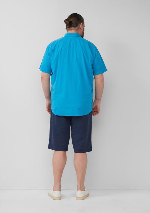 Image du produit S.Oliver Hemd Regular Fit: Kurzarmhemd mit Struktur-Streifen und Button-Down-Kragen (5XL)