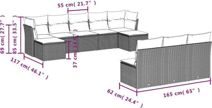 Produktbild vidaXL Casen