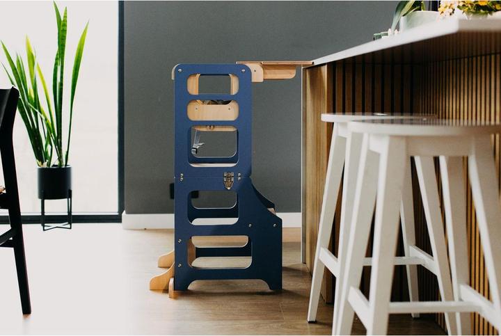 Image du produit Duck Woodworks klappbarer Lernturm und Hochstuhl