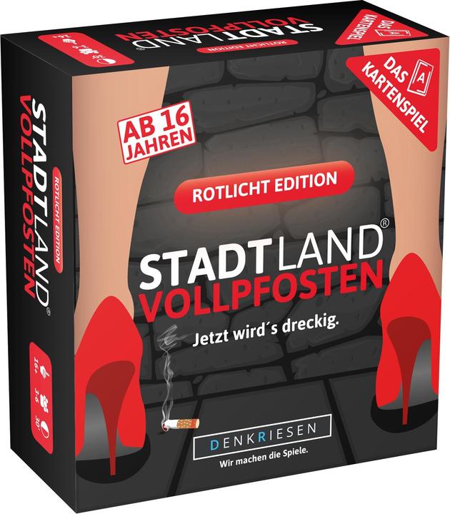 Image du produit Denkriesen Stad Land Vollpfosten - Jeu de cartes Red Light Edition (d) (Allemand, 3 - 6 Joueur)