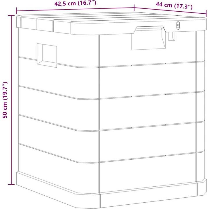 Produktbild vidaXL Aufbewahrungsbox