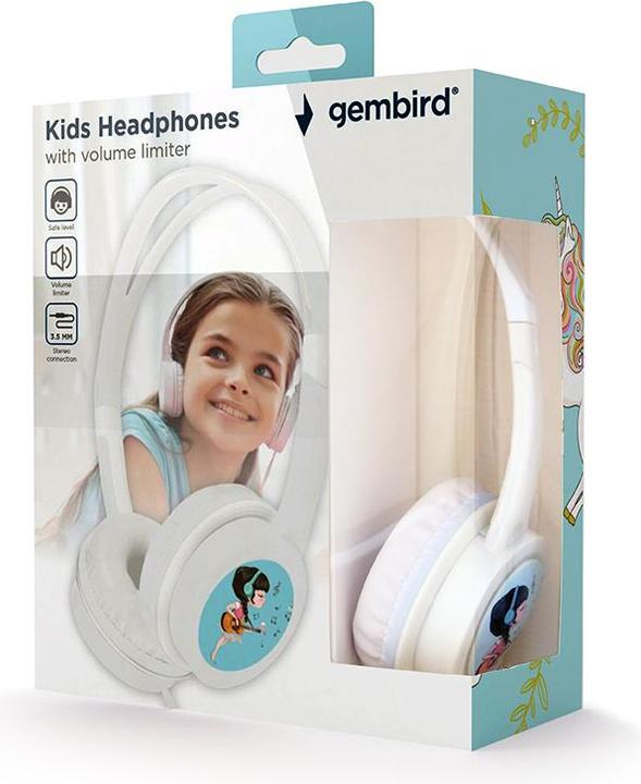 Productafbeelding Gembird Hoofdtelefoon voor kinderen met volumebegrenzer - MHP-JR-W
