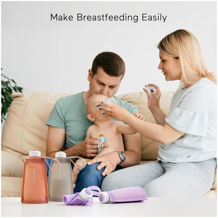Actual product image Momcozy Silikon-Milchaufbewahrungsbeutel