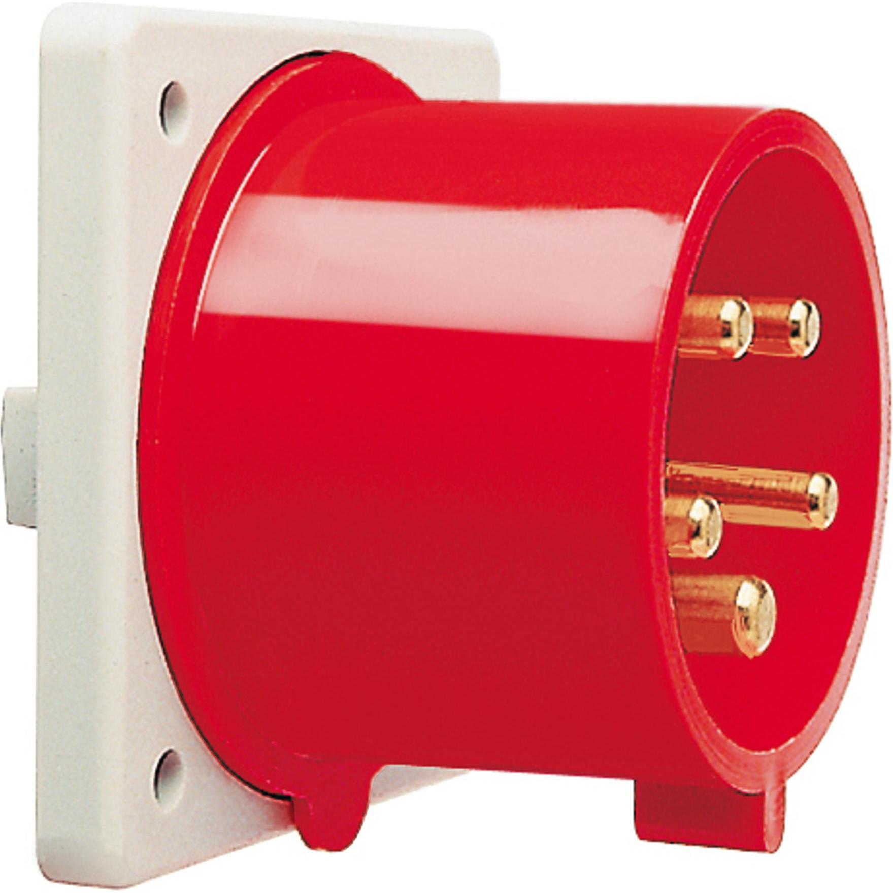 Walther Werke, Netzstecker + Netzkupplung, WAL 635 AnbaugerÃ¤testecker gerade 32A CEEtyp 400V 6h rt 5pol