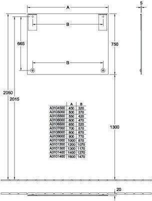 Image du produit Villeroy & Boch V&B miroir MORE TO SEE incl. kit de fixation 600x750x20mm (60 x 75 cm)