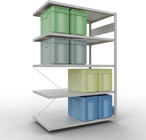 Actual product image Schulte Lagertechnik MULTIplus250 boltless bay system with cross brace