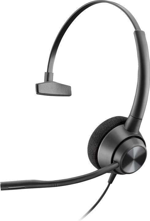 Produktbild Poly HP EncorePro 310 USB-A Mono-Headset, Anrufe/Musik, 55 g, Kopfhörer, Schwarz (Kabelgebunden, USB-C)