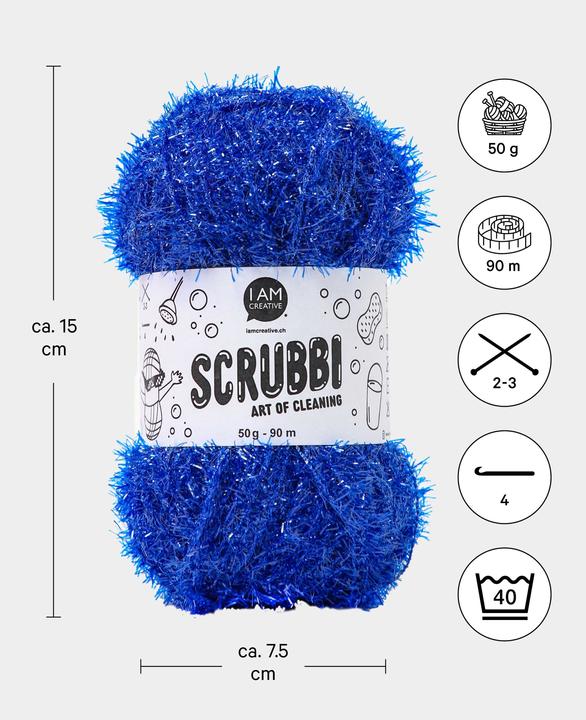 Actual product image I Am Creative Scrubbi dishwashing sponge yarn (98 m)