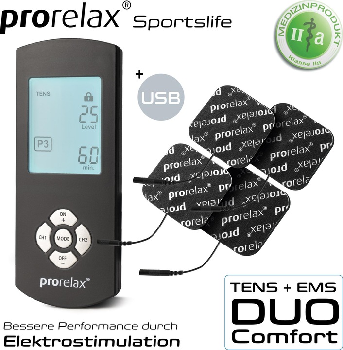 Prorelax TENS+EMS DUO Comfort