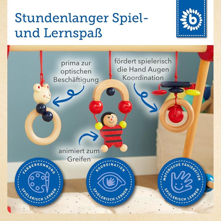 Immagine prodotto Bieco Trapezio da gioco, rosso regolabile in altezza