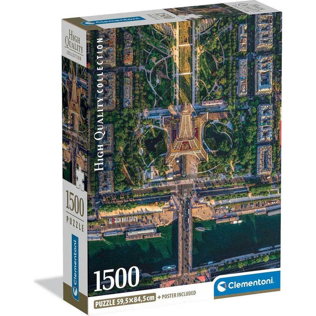 Clementoni Puzzle 1500 In Volo Su Parigi (1500 Pezzi)