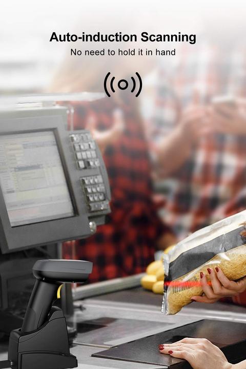 Produktbild Inateck Barcodescanner 52 black (BCST-52 black) (1D-Barcodes, 2D-Barcodes)