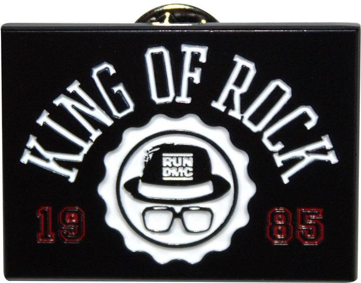 Actual product image Run DMC King Of Rock Badge