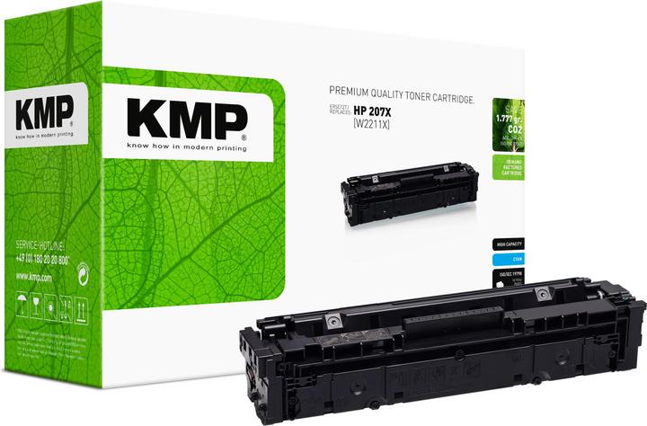 Produktbild KMP Toner cyan ersetzt HP W 2211 X No. 207 X (C)