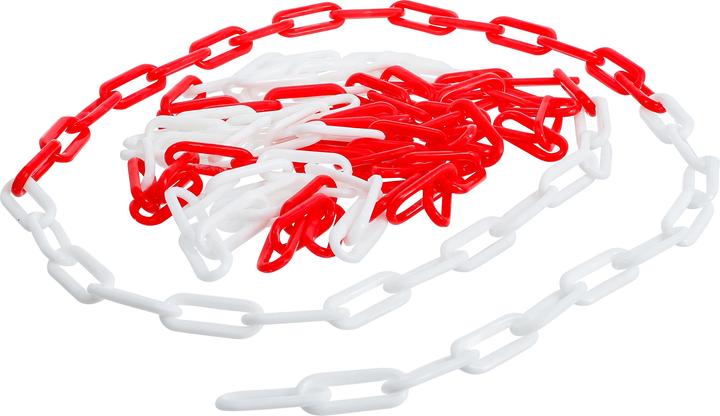 BGS Catena divisoria | Rosso-Bianco | Plastica | 5 m