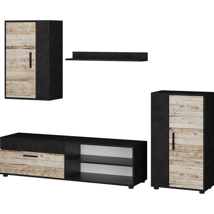 Vicco, Wohnwand, Berno (204 x 35.5 x 150 cm)