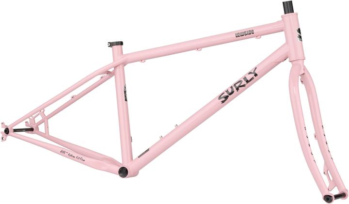 Surly Lowside MTB-frameset, 27,5", roze