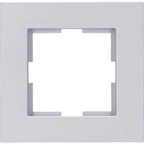 Actual product image EGB Barrow cover frame 1gang silver