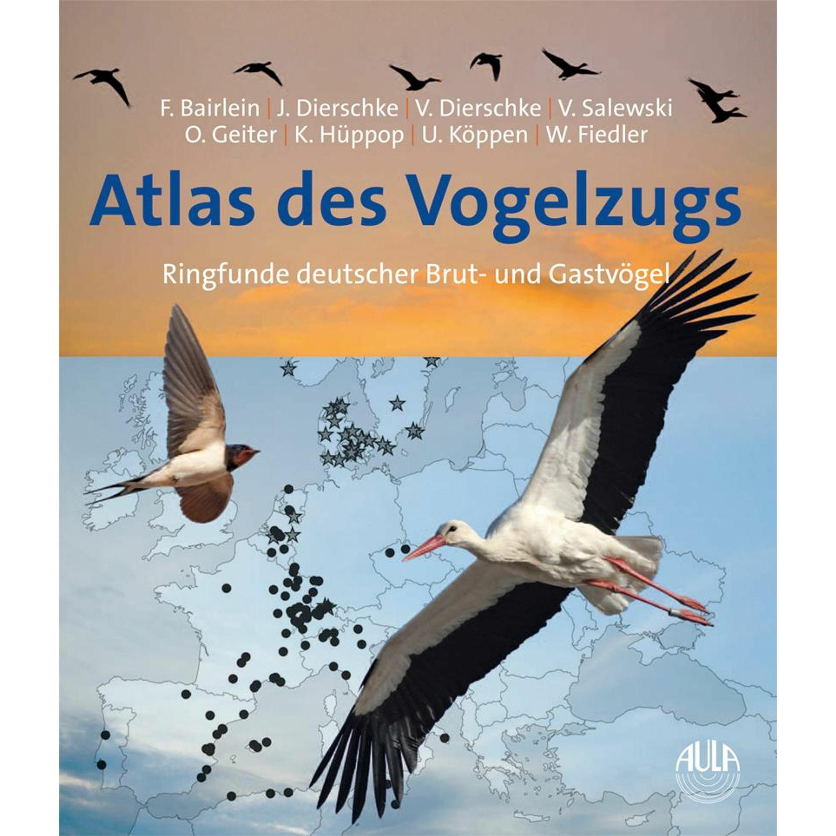 Atlas des Vogelzugs, Fachbücher von Wolfgang Fiedler