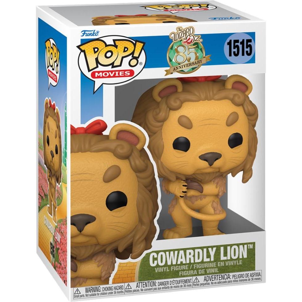 Thumbnail - Funko Der Zauberer von Oz POP! Movies Vinyl Figur Cowardly Lion w/CH(FL) 9 cm Sortiment (6)