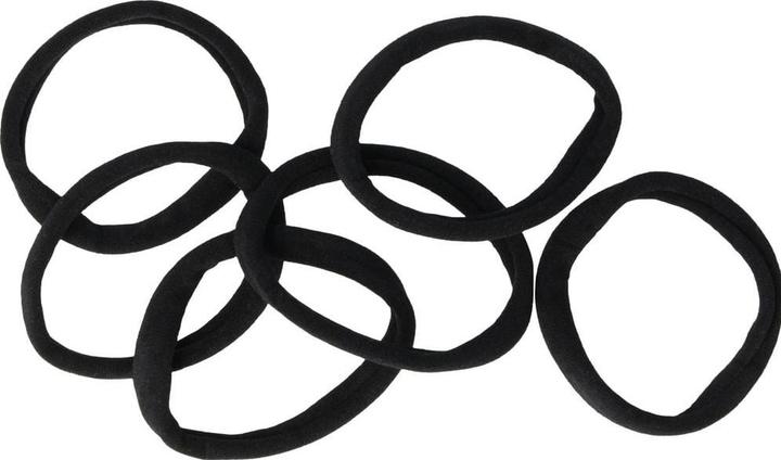 Image du produit Parsa Beauty Parsa Porte-tresses, sans métal, noir 6 pcs, aspect jarretière (Élastiques à cheveux)