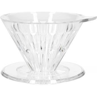 Timemore Crystal Eye 01 - Transparent Plastic Dripper, Kaffeebereiter, Transparent