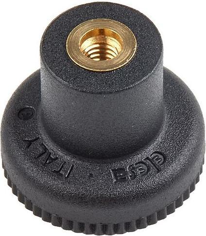 Produktbild RS PRO Drehknopf gerändelt 21mm M4 (10 Stk.)
