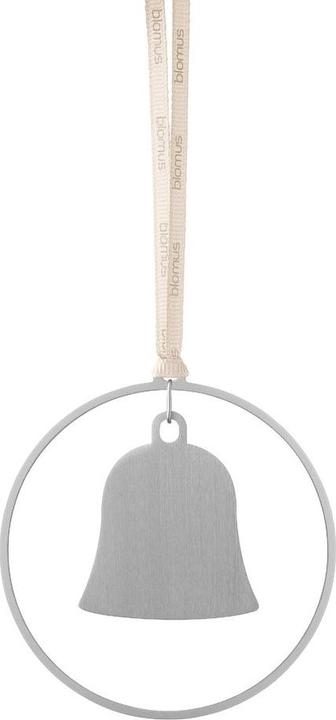 Blomus Set mit 4 KITAI-Ornamenten, Glöckchen, Silber (4x)