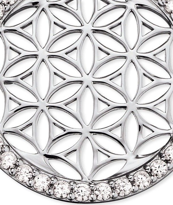 Produktbild Engelsrufer Balance Halskette Lebensblume (Silber rhodiniert, 925er Silber rhodiniert, 50 cm)