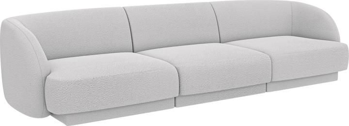 Actual product image Micadoni Boucle Sofa, "Miley", 3 Seats, 255x90x70Made in Europe (3-seater)