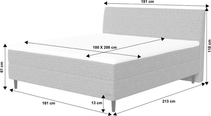 Produktbild Jensen First (180 x 200 cm)