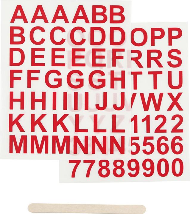 Actual product image Creativ Company Rub-on letters & numbers