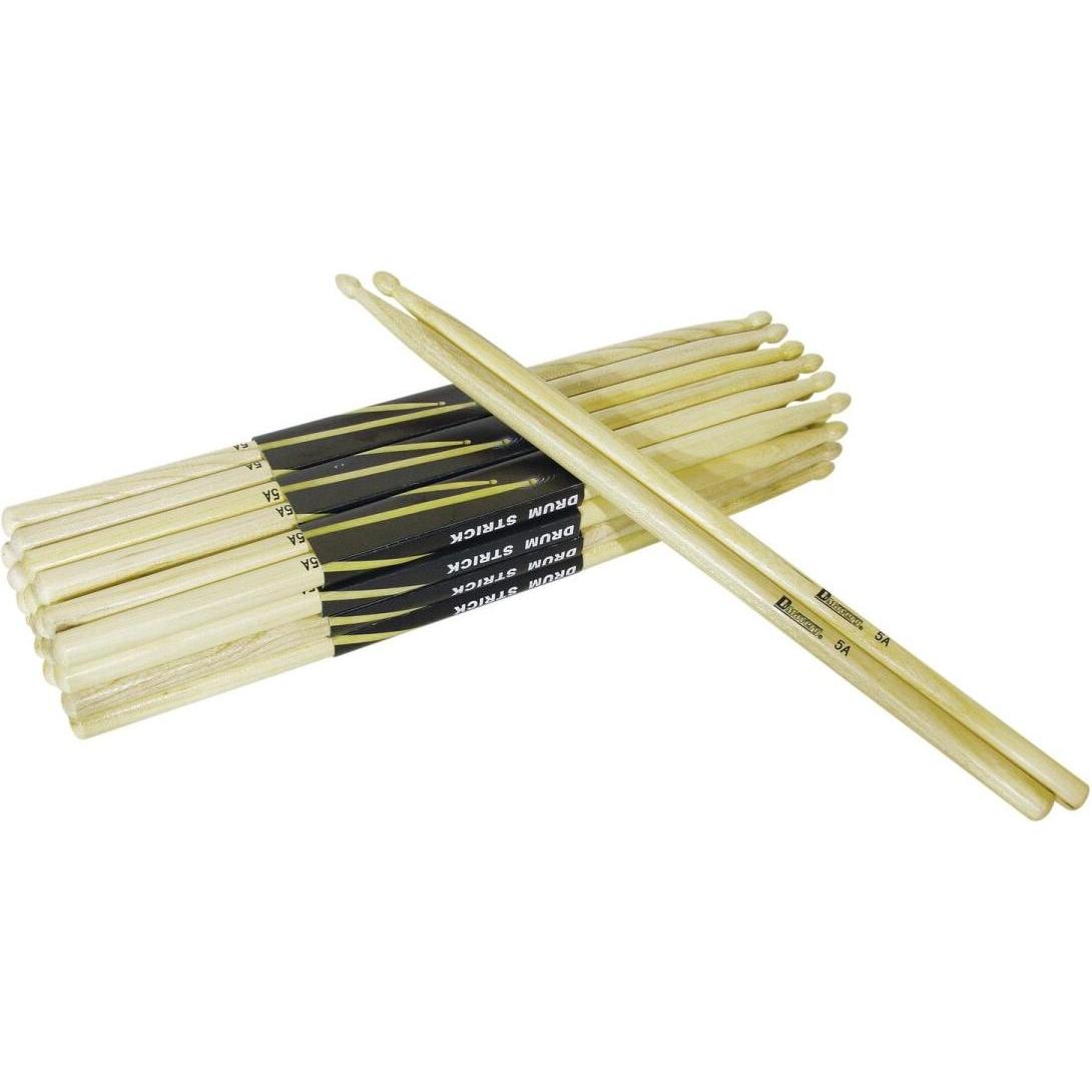 Dimavery Bacchette DDS-5A (Batteria), Bacchette + mazze, Marrone
