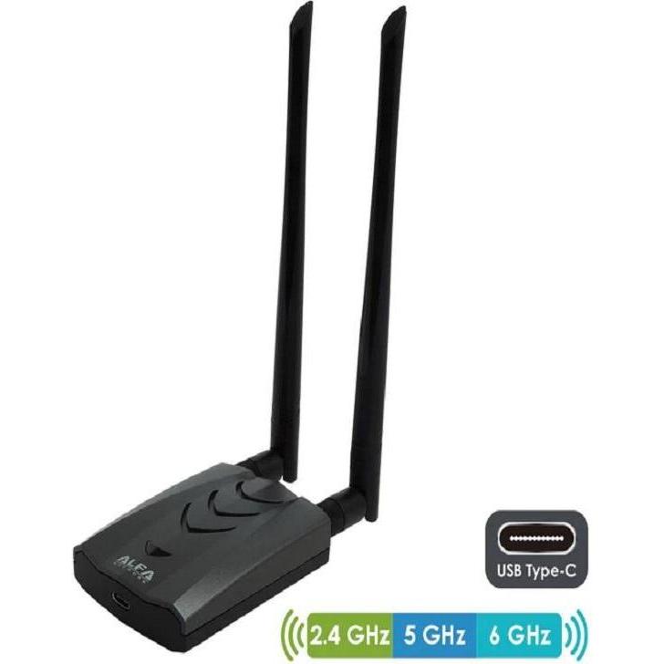 Thumbnail - Alfa Network AWUS036AXML (USB-C), Netzwerkadapter