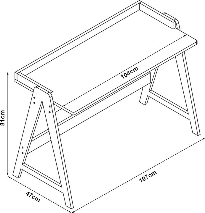Produktbild En.Casa Härryda (47 x 107 x 81 cm)