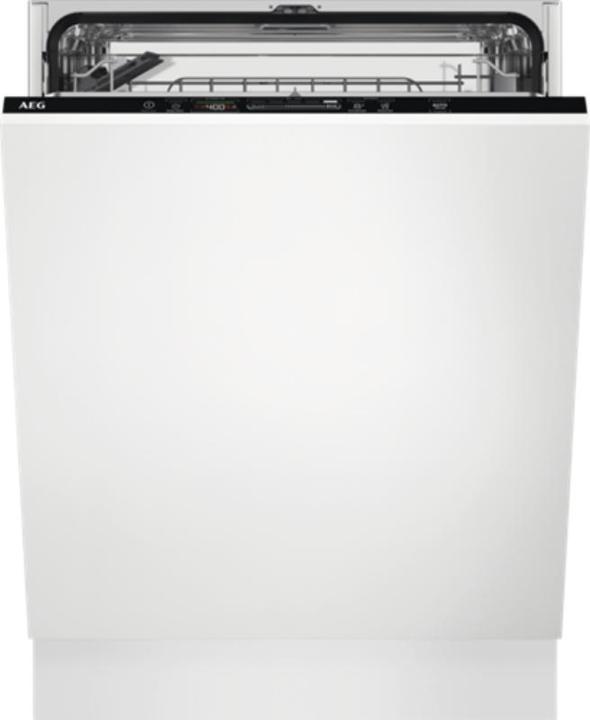 AEG FSS5368XZ Fully integrated dishwasher / Series 3000 with AirDry / 60cm / D / Cutlery basket / Qui