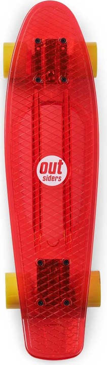Image du produit Outsiders - Transparent Retro Skateboard Red (2.36")