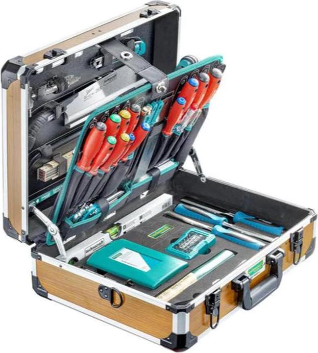 Productafbeelding technocraft Aluminium gereedschapskoffer PRO WOOD 4 (126 onderdelen)