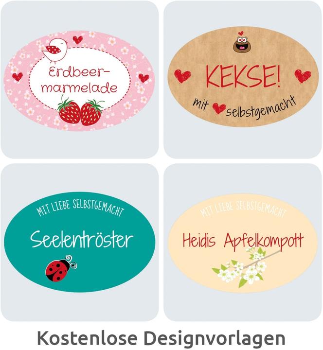 Actual product image Avery Zweckform labels 5087 white