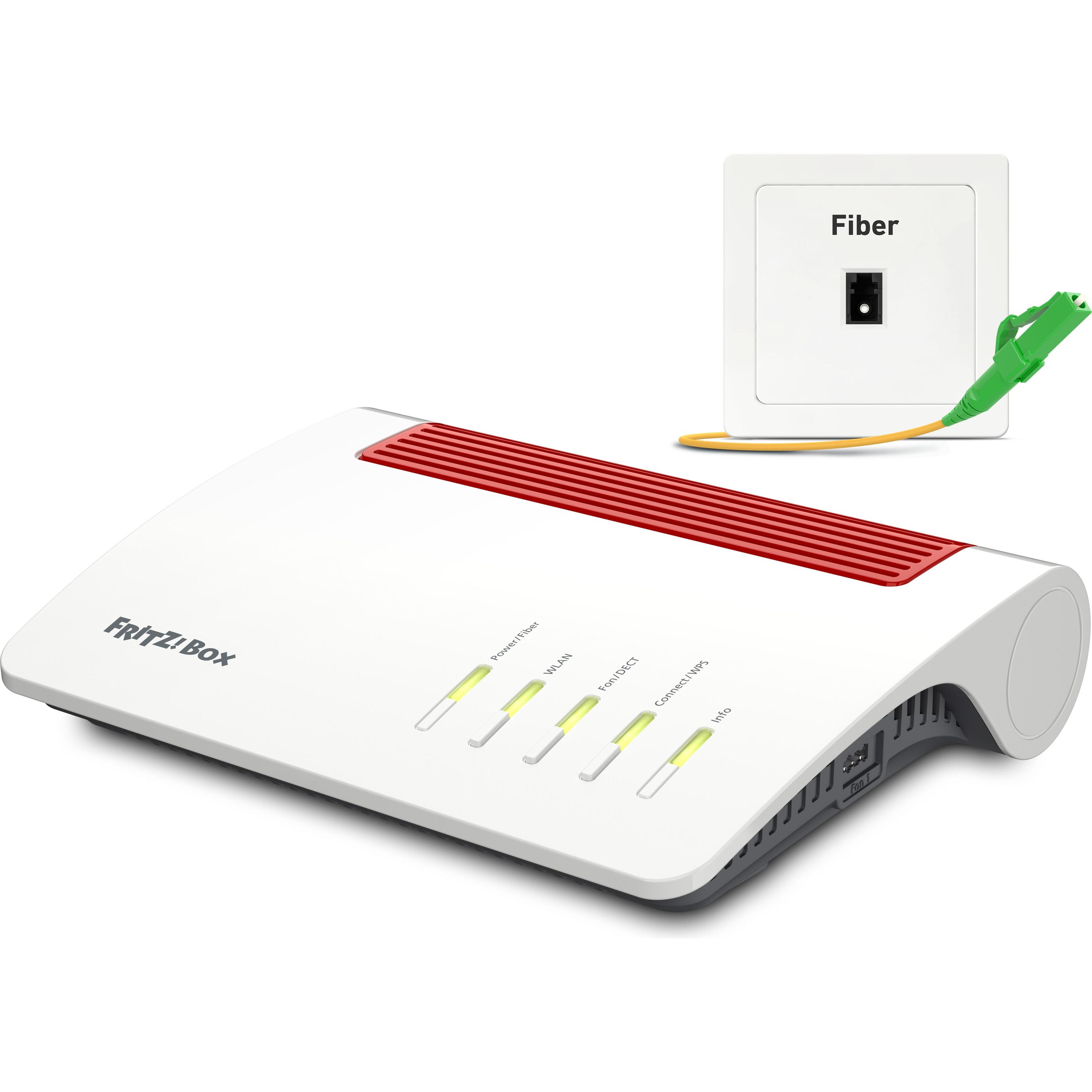 FRITZ! Box 5590 Fibra XGS-PON, Router, Bianco