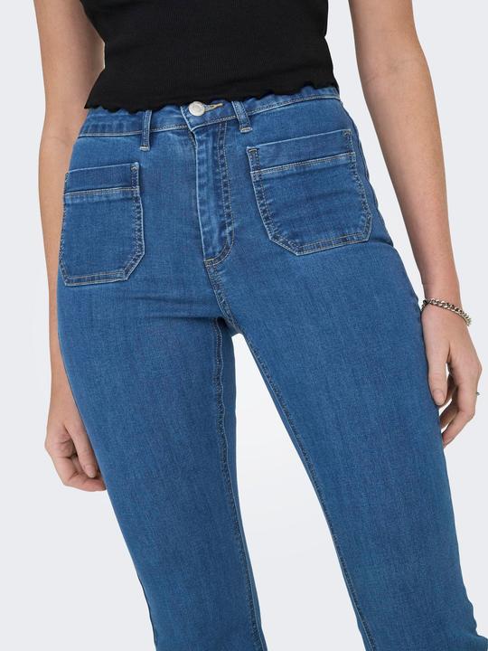 Produktbild Only ONLWAUW Hohe Taille Ausgestellt Jeans Flared fit jeans (32)