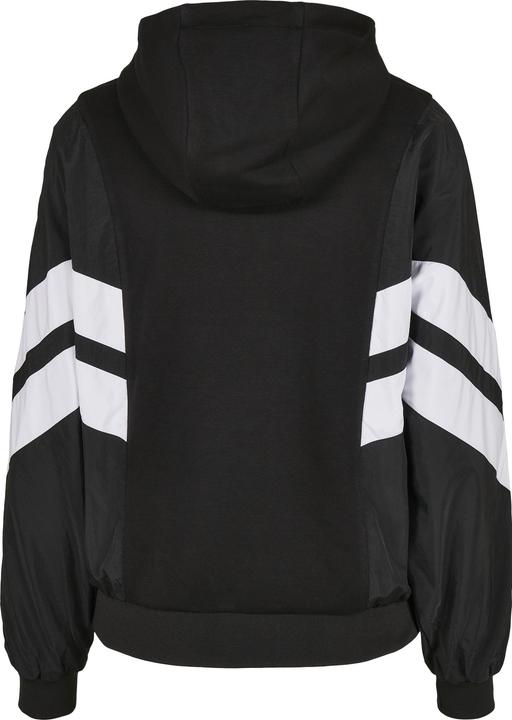 Produktbild Urban Classics Ladies Mix Crinkle Nylon Sweat Hoody (XL)