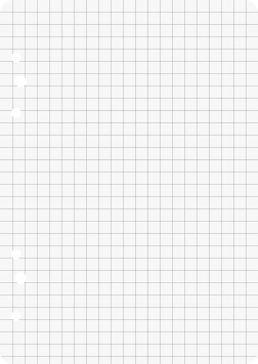 Actual product image Ring binder inserts A6 chequered 50 sheets