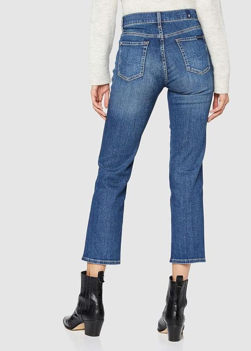 Actual product image 7 For All Mankind Dames De Straight Crop Jeans (25)